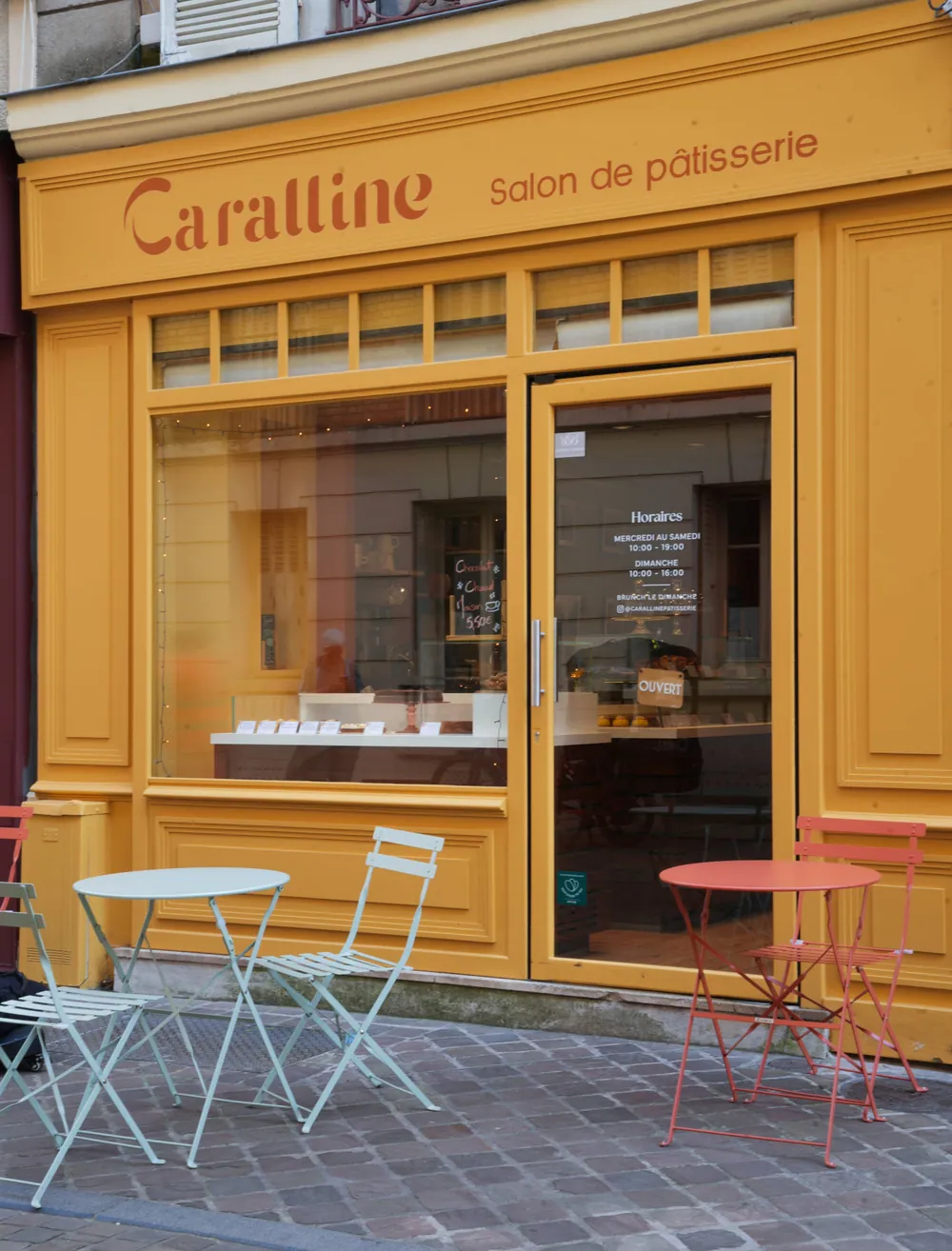 Devanture de Caralline, 8 rue Ducastel